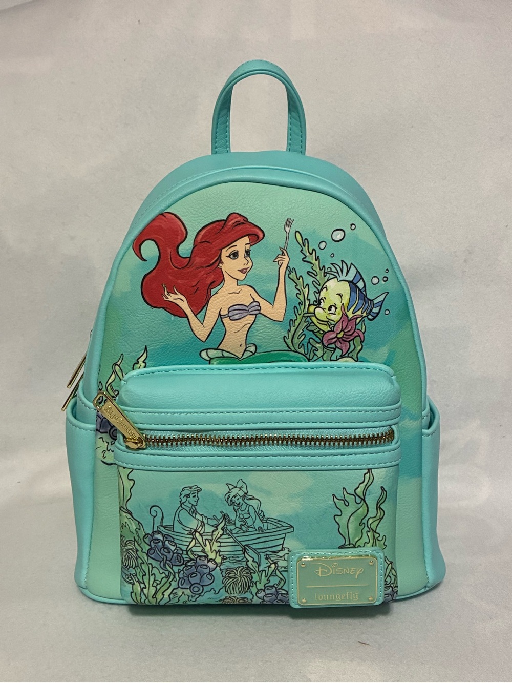 NWT The Little Mermaid Ariel Loungefly Mini Backpack